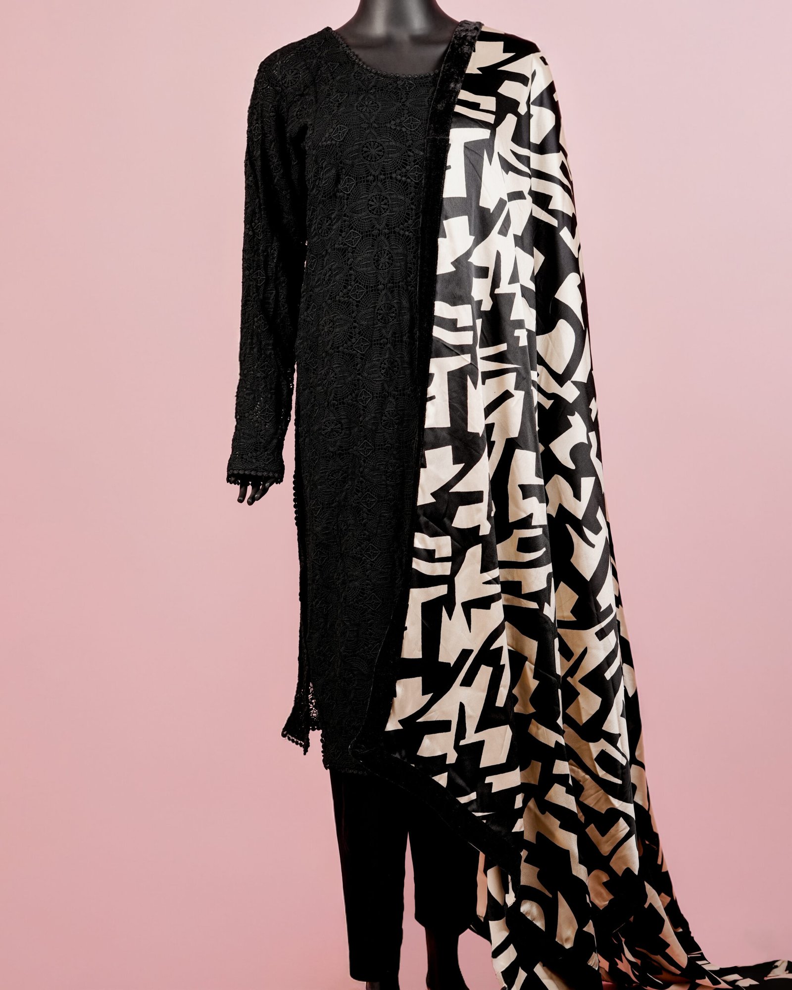Black Cutwork