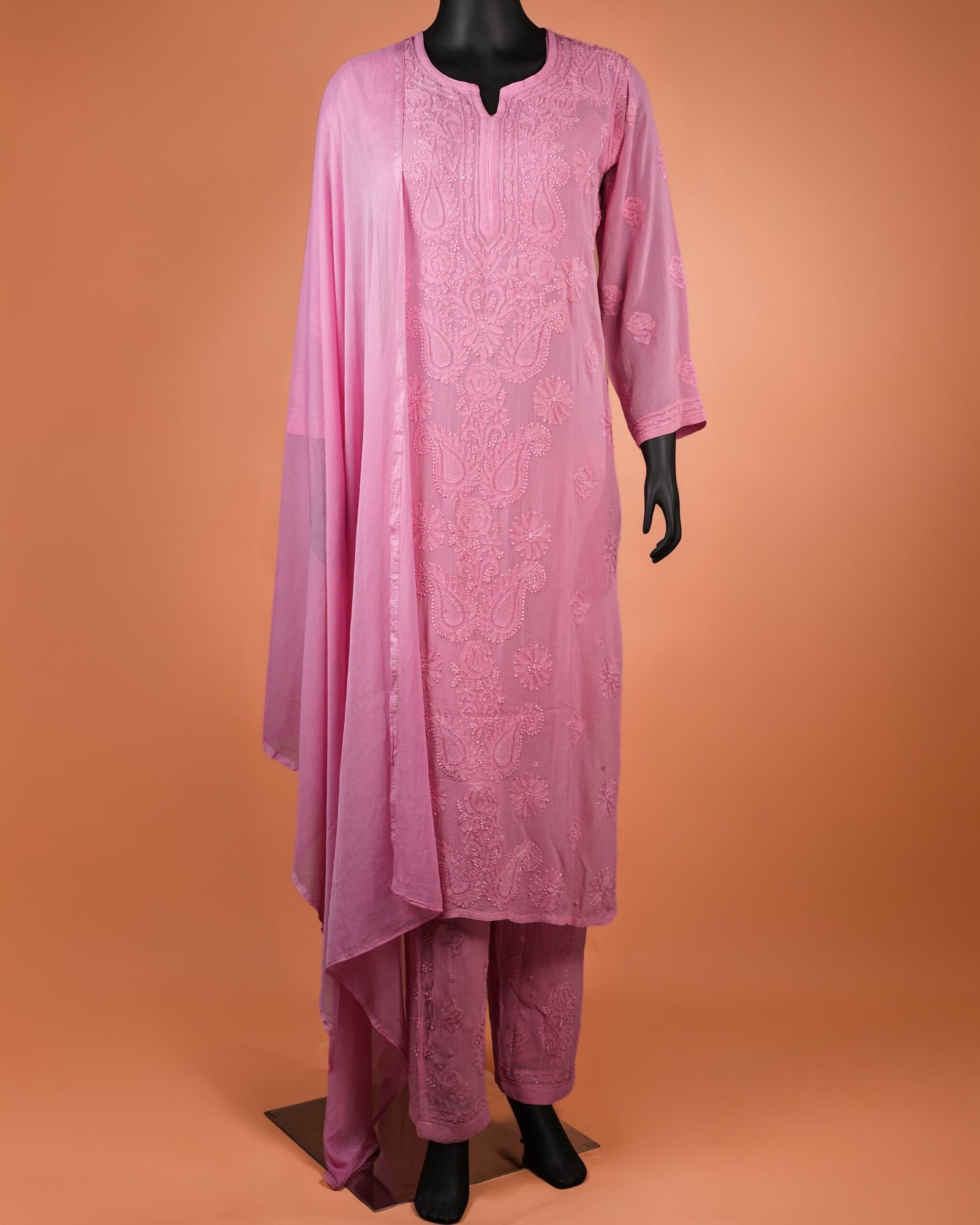 Georgette Chikankari Set