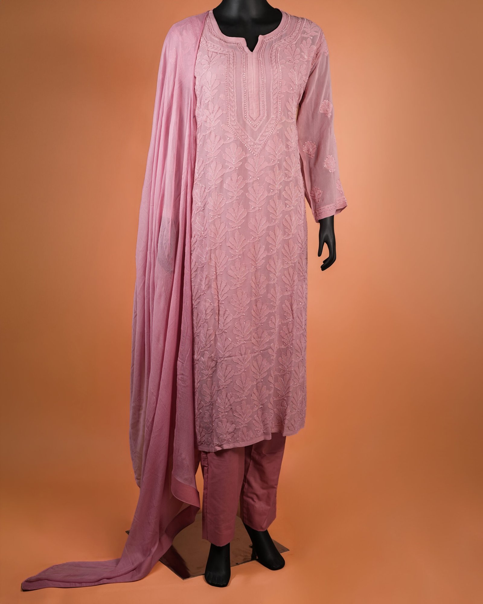 Georgette Chikankari Set